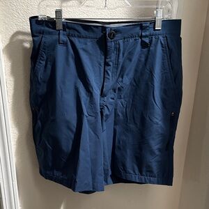 Orvis Men's Navy Flat Front Shorts 32